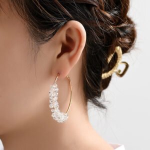 New Sweet And Exaggerated Earrings Female Retro Earrings