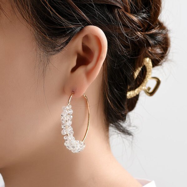 New Sweet And Exaggerated Earrings Female Retro Earrings 3