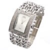 Women’s Quartz Watch With Diamonds Three Links Gold And Rhinestones watches 11
