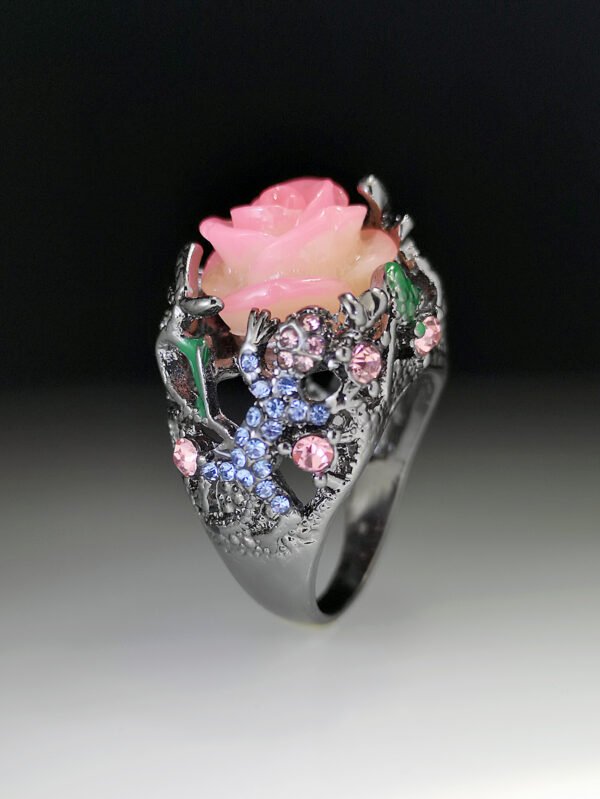 Simple Geometric Personality Metal Ring Rings 5