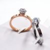 4 Small Diamond Rose Gold Rings BestSelling 12