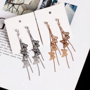 Butterfly tassel earrings Earrings