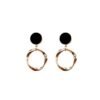 Round Small Circle White Fungus Ring Earrings Earrings 9