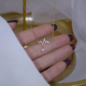 Love Signal Water Drop Love Temperament Clavicle Chain Accessories