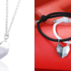 Minimalist Lovers Matching Friendship Heart Pendant Couple Magnetic Distance Faceted Heart Pendant Necklace Couple Jewelry Necklaces 18 Minimalist Lovers Matching Friendship Heart Pendant Couple Magnetic Distance Faceted Heart Pendant Necklace Couple Jewelry Necklaces 18