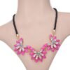 Clavicle Chain Beach Vacation Wind Sun Flower Short Necklace Retro Three Flower Necklace Korean Wholesale Necklaces 16