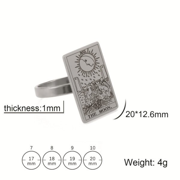 Steel Ring Net Celebrity Small Red Book Push Jewelry Rings 9