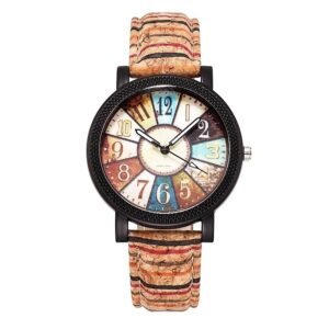 Casual Vintage Leather Women Quartz Wrist Watch Gift Clock Promos40