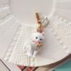 White Cat Necklace Pendant With Rhinestones Necklaces 8 White Cat Necklace Pendant With Rhinestones Necklaces 8
