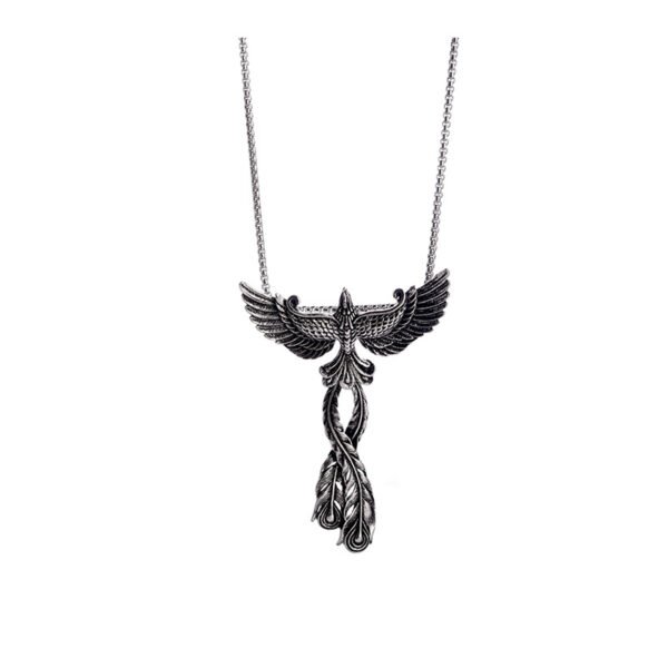 Fashion Alloy Big Phoenix Pendant Necklace Necklaces 6