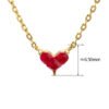 Women’s Gold Plated Sterling Silver Splicing Heart Necklace Necklaces 9
