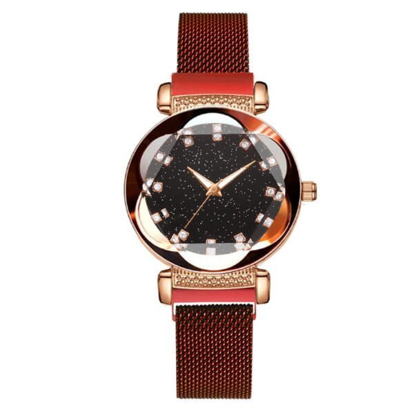 Niche, Vibrato, The Same Watch, Starry Sky Magnet Watch, Rose Gold Watch Head, Big Diamond watches 4