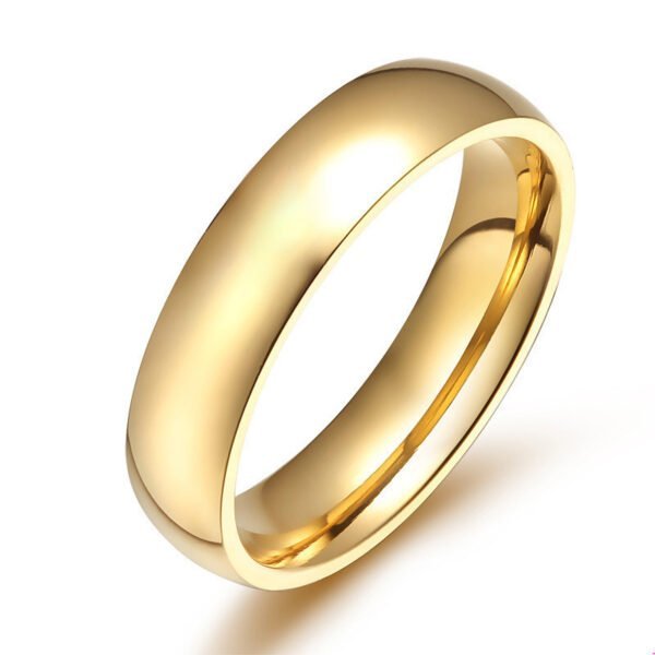 Stainless Steel Ring Vacuum Gold-plated Ring Rings 3