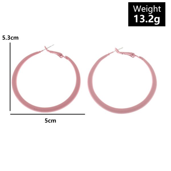 Retro Macaron Alloy Paint Multicolor Earrings Earrings 5