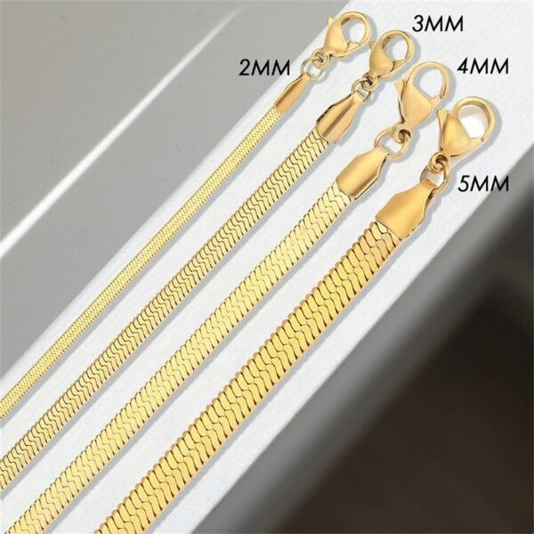 Women’s Stainless Steel Gold Plated Bracelet Bracelets 7