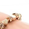 New Large-hole Bead Bracelet Gold Diamond Color-retaining Gold-plated Women’s Bracelet Bracelets 15