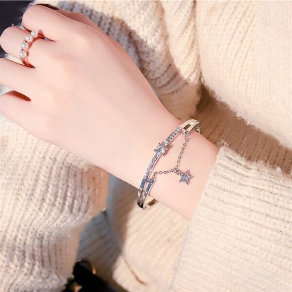 Rose Gold Schoolgirl Star Bracelet Bracelets 4