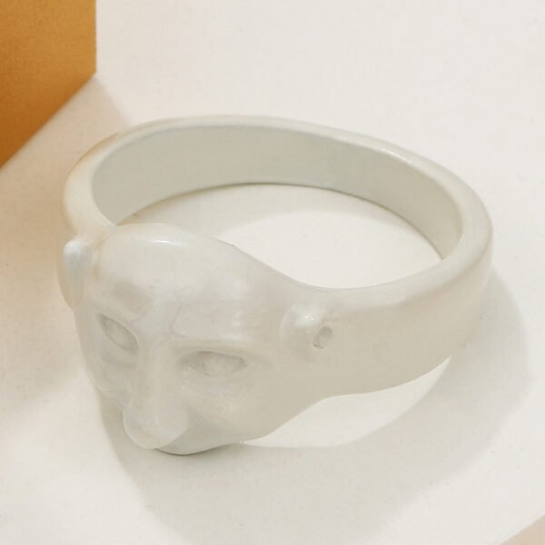 Retro Abstract Face Ring Exaggerated Personality Creative Alloy Rings 7