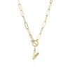 Letter Necklace Real Gold Plated Trend Hip Hop Necklaces 14