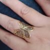 Alloy Butterfly Ring Opening Adjustable Animal Rings 11