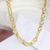 Personalized Simple Splicing Chain Metal Texture Bare Chain Necklace Necklaces 10