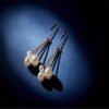Women’s asymmetric pearl earrings Earrings 13