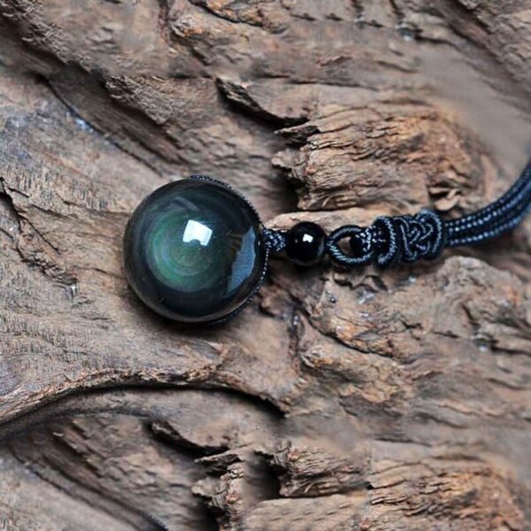 Obsidian Celestial Eye Necklace Necklaces 9