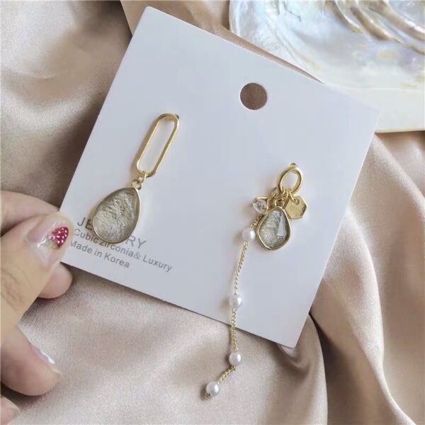 Vintage Opal Long Temperament Pearl Earrings Earrings 3
