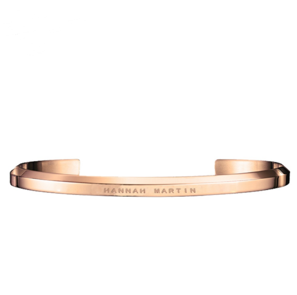 Vacuum Plating Jewelry Bracelet Rose Gold Stainless Steel U-Shaped Men and Women Bracelet Bracelets 7