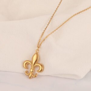 18k Gold Plating Rose Pendant Jewelry Beautiful Rose Flowers Necklaces