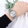 Heart-shaped gold alloy mesh belt watch ladies watches 11