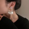 Fashion Temperament C Shape Shell Tassel Earrings Earrings 12