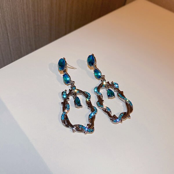 Long Exaggerated Earrings Hong Kong Style Retro Earrings Earrings 4