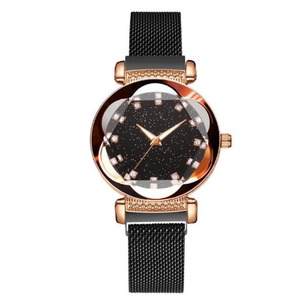 Niche, Vibrato, The Same Watch, Starry Sky Magnet Watch, Rose Gold Watch Head, Big Diamond watches 3