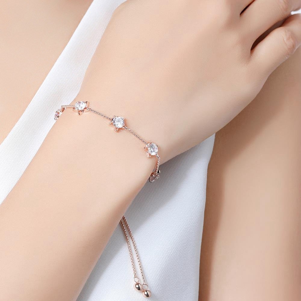 Electroplated 18K rose gold female bracelet Necklaces 5 Electroplated 18K rose gold female bracelet Necklaces 5