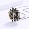 Geometric Lines Exaggerated Style Adjustable Clavicle Chain Necklaces 10