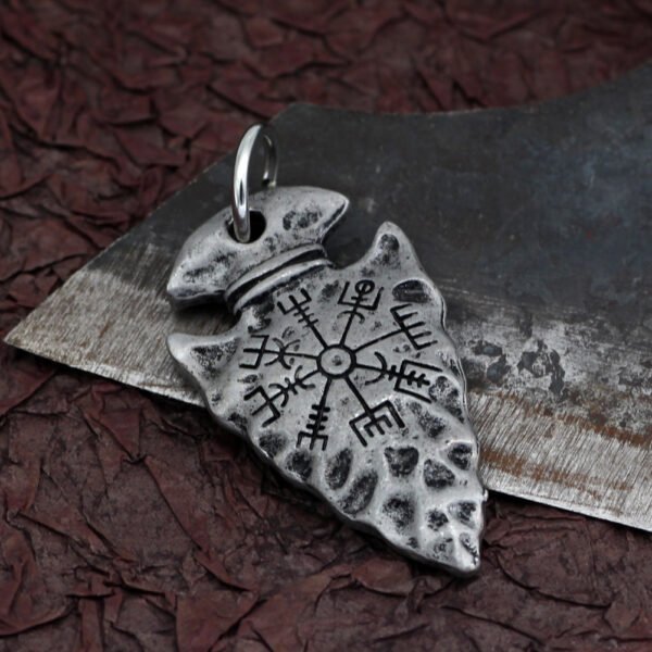 Fashion Simple Alloy Compass Pendant Necklace Necklaces 7