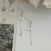 Exquisite commuter earrings with diamond hollow tassel chain Earrings 11
