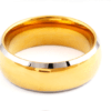 Men’s Gold Tungsten Steel Ring Rings 8