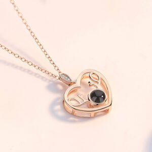 Language I Love You Moose Horn Clavicle Chain Accessories