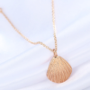 Scallop Conch Shell Pendant Necklace Gold and Silver Clavicle Chain Necklaces 15