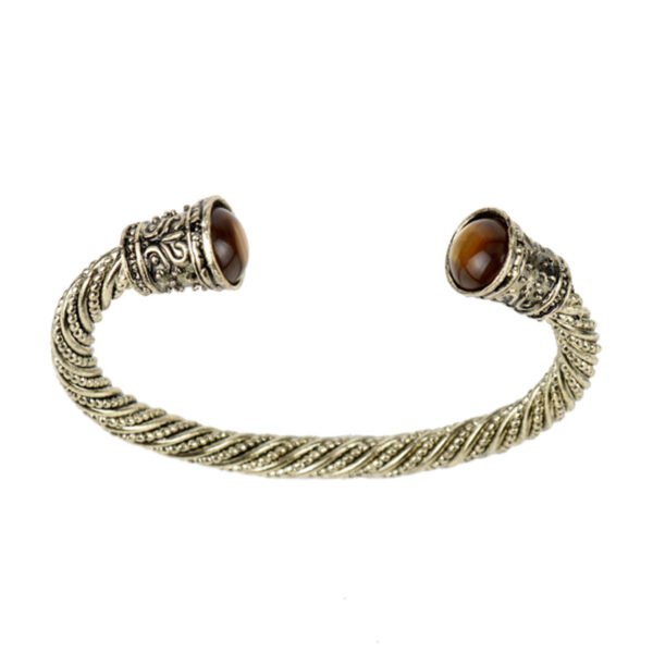 Ancient Gold Domineering Stripes Nordic Viking Bracelet Tiger Eye Bracelet Bracelets 5