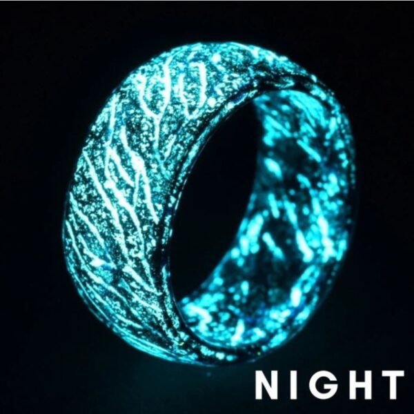 Fashion Luminous Resin Ring Rings 10