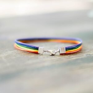 Pride bracelet Rainbow rope braided bracelet Bracelets