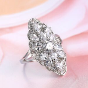 Simple Geometric Personality Metal Ring Rings 3