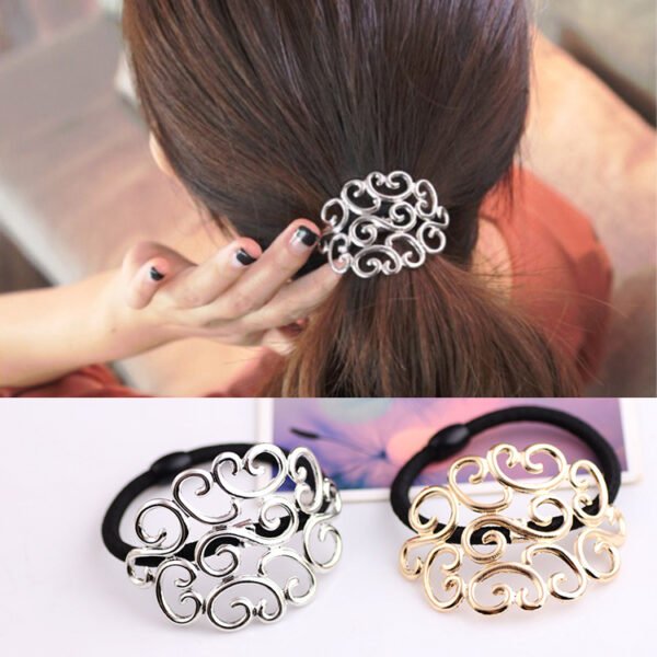Fashion Alloy Hollow Pattern Hair Tie Other 6