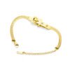 Stainless Steel Belt Shape Strap Charm Gold Bangle Women Jewelry Gift Punk Layered Bangle Bracelets Bracelets 10