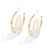 Korean Style C-shaped Golden Cold Wind Earrings Earrings 9
