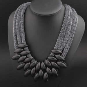 Fashion Clavicle Chain Multi-layer Braided Tassel Female Necklaces