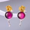 Radish Amethyst Sterling Silver S925 Women’s Stud Earrings Earrings 9 Radish Amethyst Sterling Silver S925 Women’s Stud Earrings Earrings 9